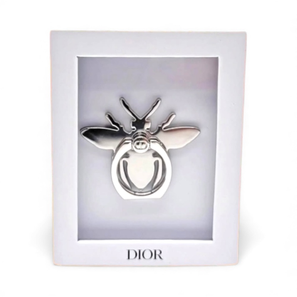 Dior Silver Bee Phone Ring Holder